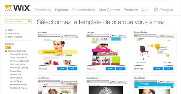 WIX templates-fr