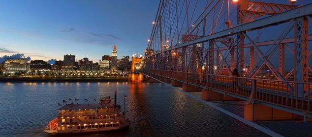 Cincinnati, pont de Newport Southbank